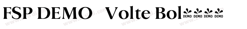 FSP DEMO   Volte Bol字体转换